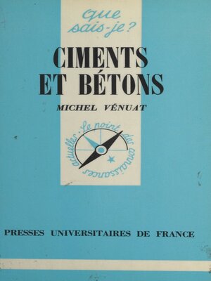 cover image of Ciments et bétons